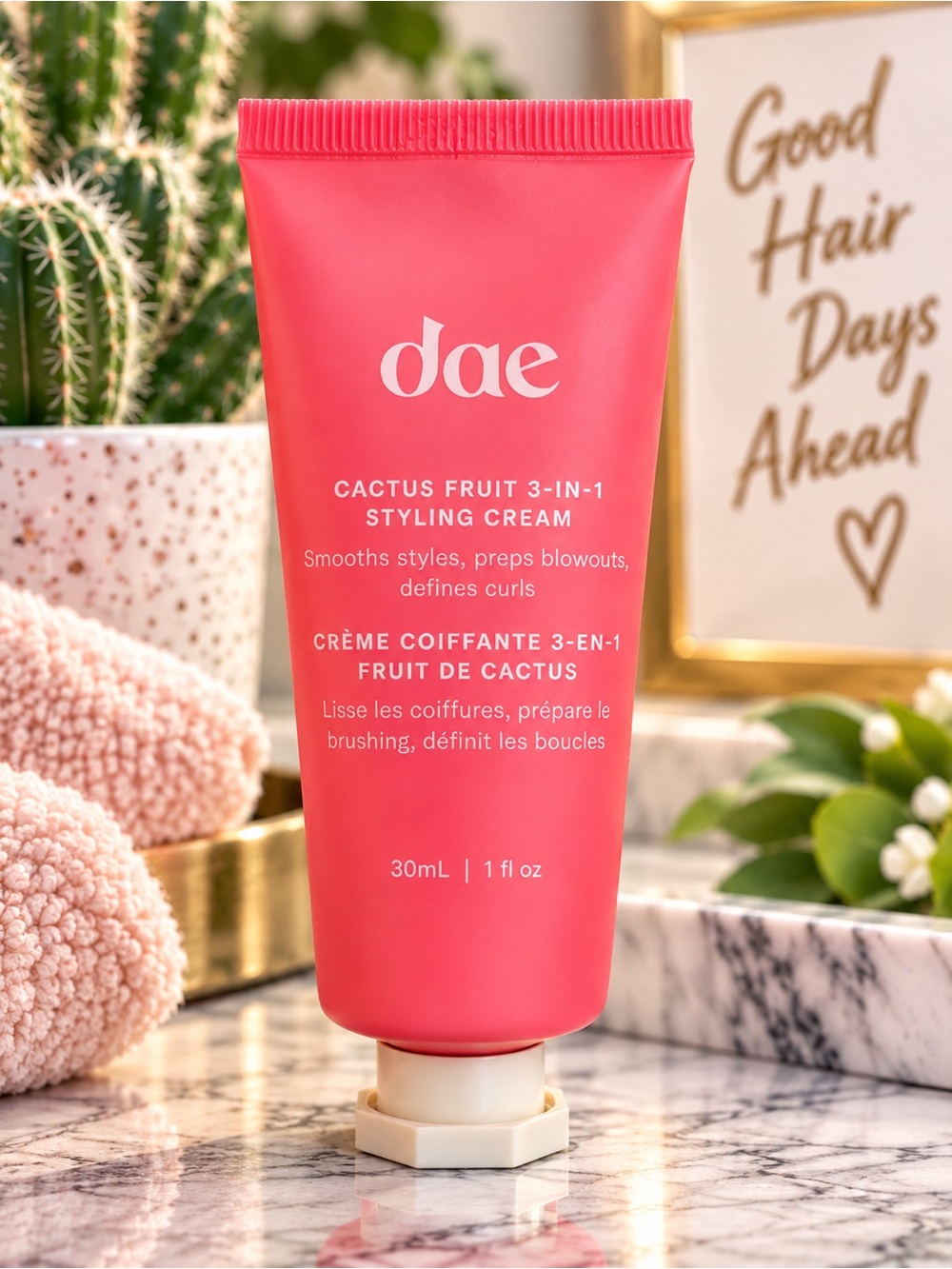 NWT dae Cactus Fruit 3-in-1 Styling Cream 1 oz Mini Sealed